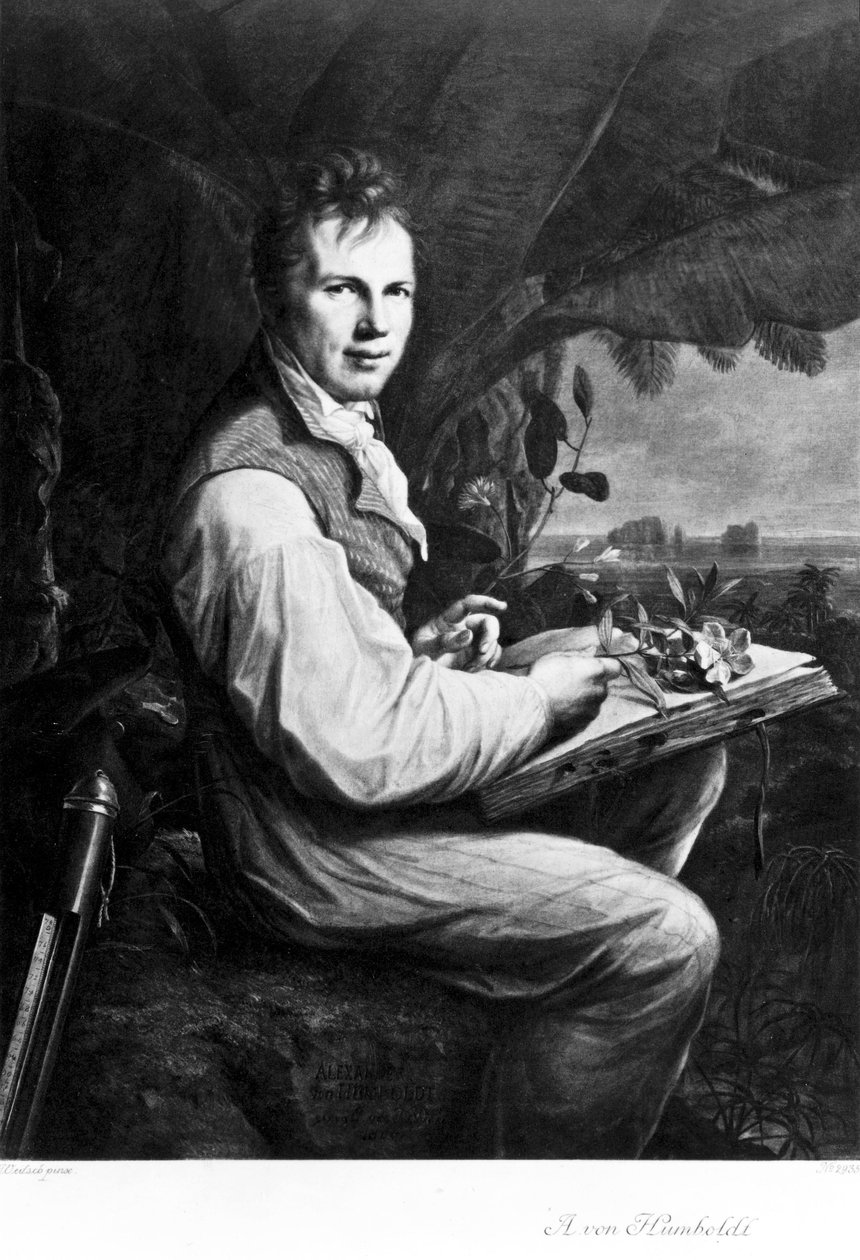 Alexander von Humboldt, German naturalist and explorer by Unbekannt