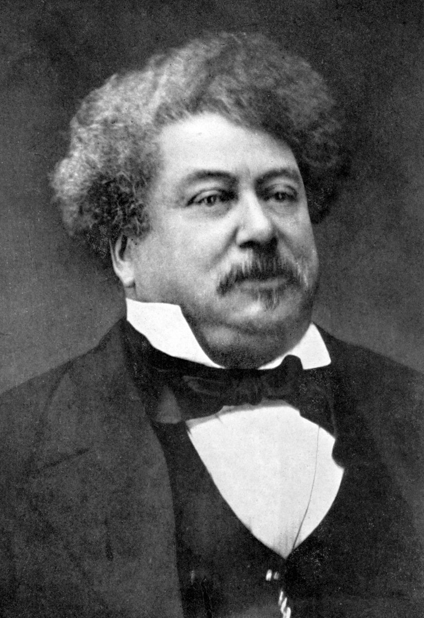 Alexandre Dumas, 19th century French author by Unbekannt