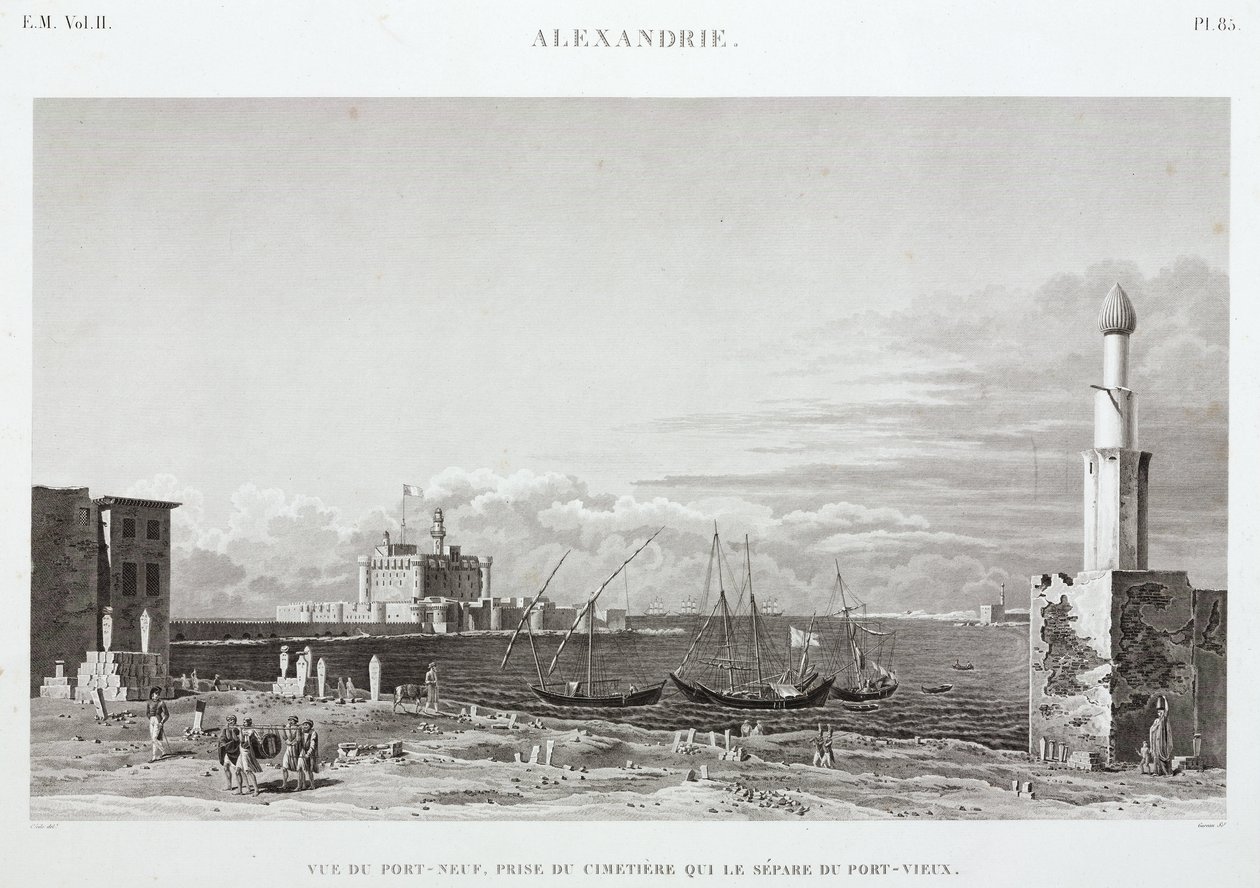 Alexandria, Egypt, c 1798 by Unbekannt