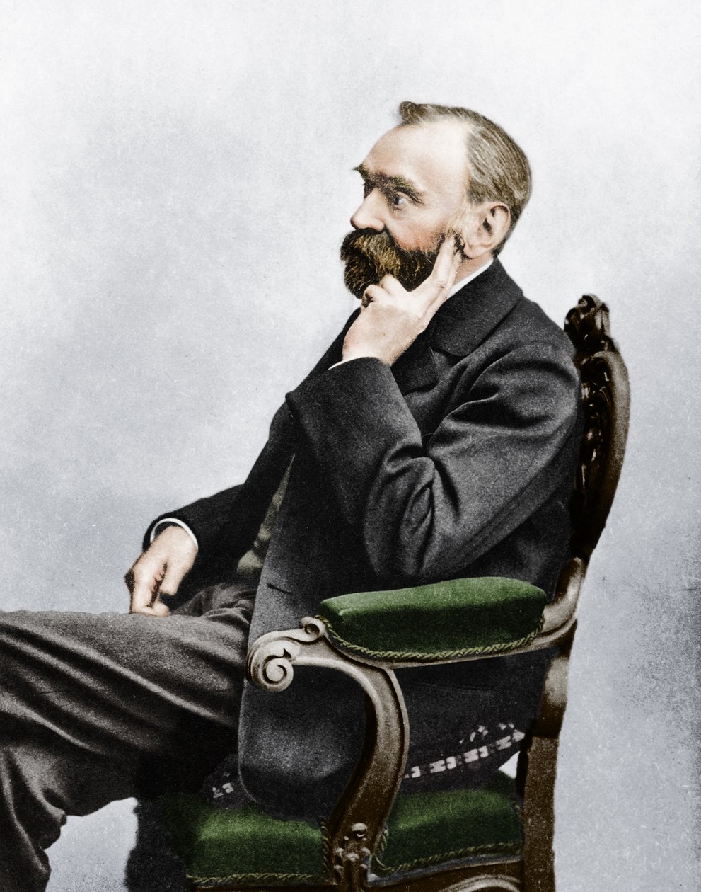 Alfred Bernhard Nobel, c1880s by Unbekannt