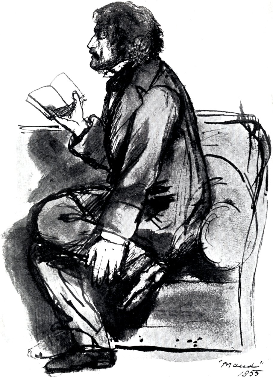 Alfred Tennyson, 1st Baron Tennyson, English poet by Unbekannt