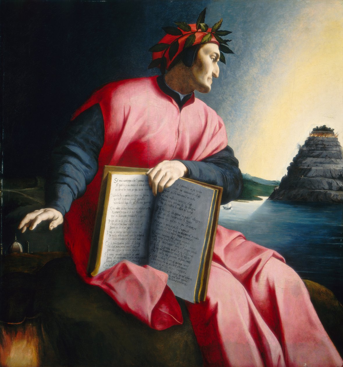 Allegorical Portrait of Dante, Late 16th Century by Unbekannt