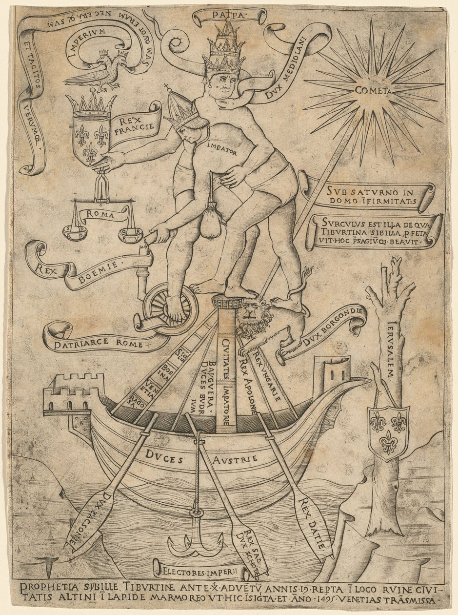 Allegory of the Emperor and the Pope by Unbekannt