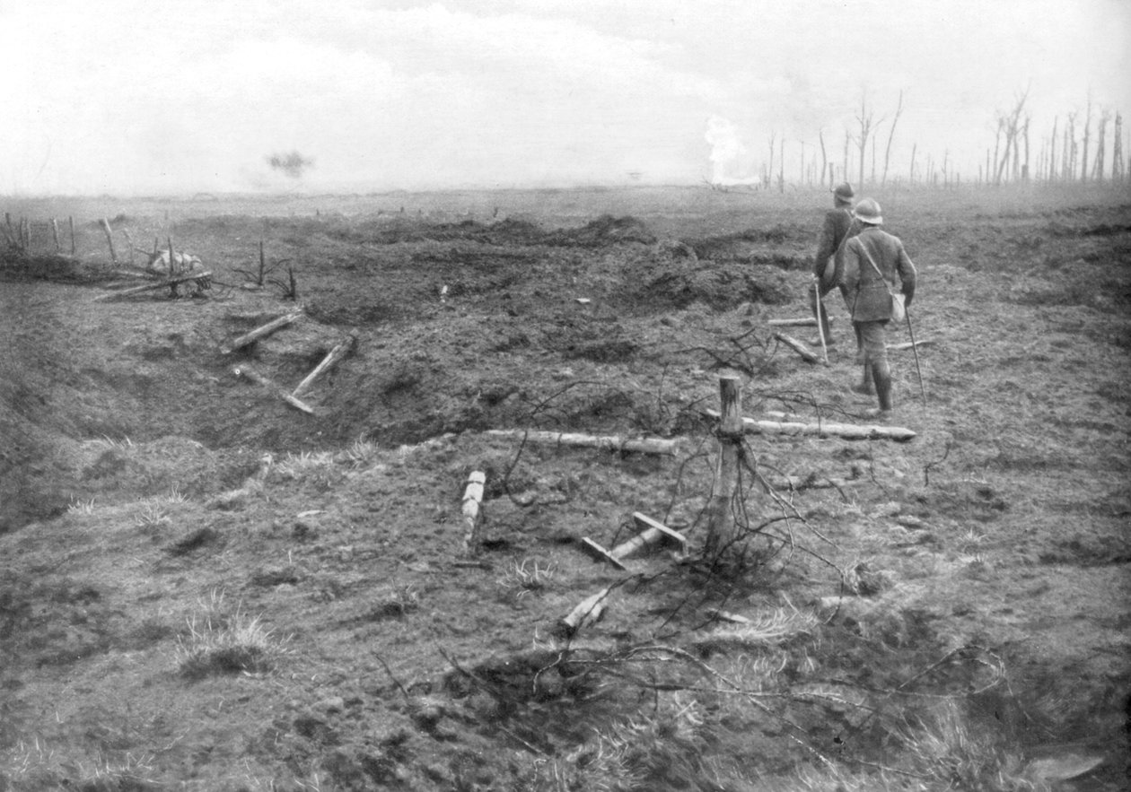 Allied Troops at the Yser Canal, Belgium, 31 July 1917 by Unbekannt