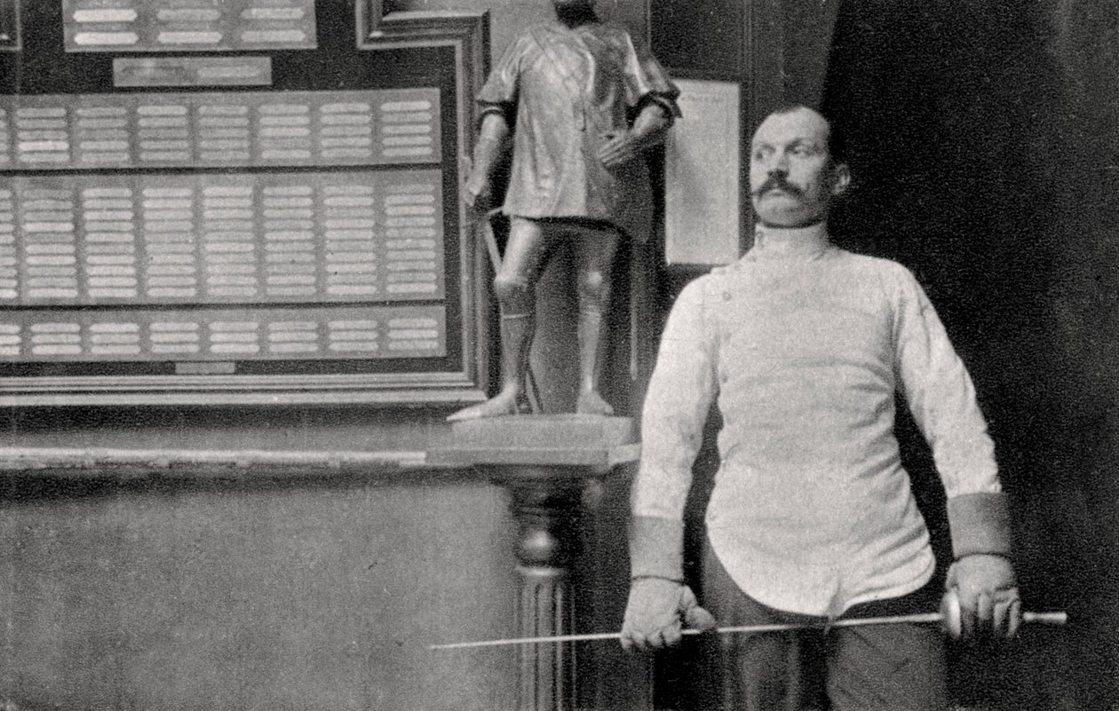 Alphonse Kirchoffer, French Fencer by Unbekannt