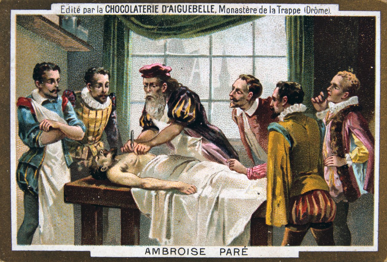 Ambroise Pare, 16th-century French military surgeon by Unbekannt