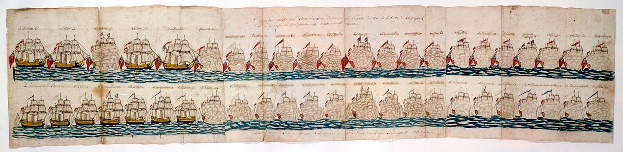 American War of Independence: Battle of Yorktown, 1781 by Unbekannt