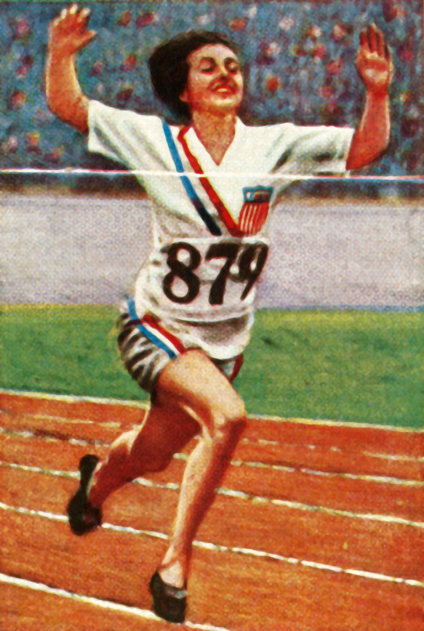 American Athlete Betty Robinson, Winner of the Women