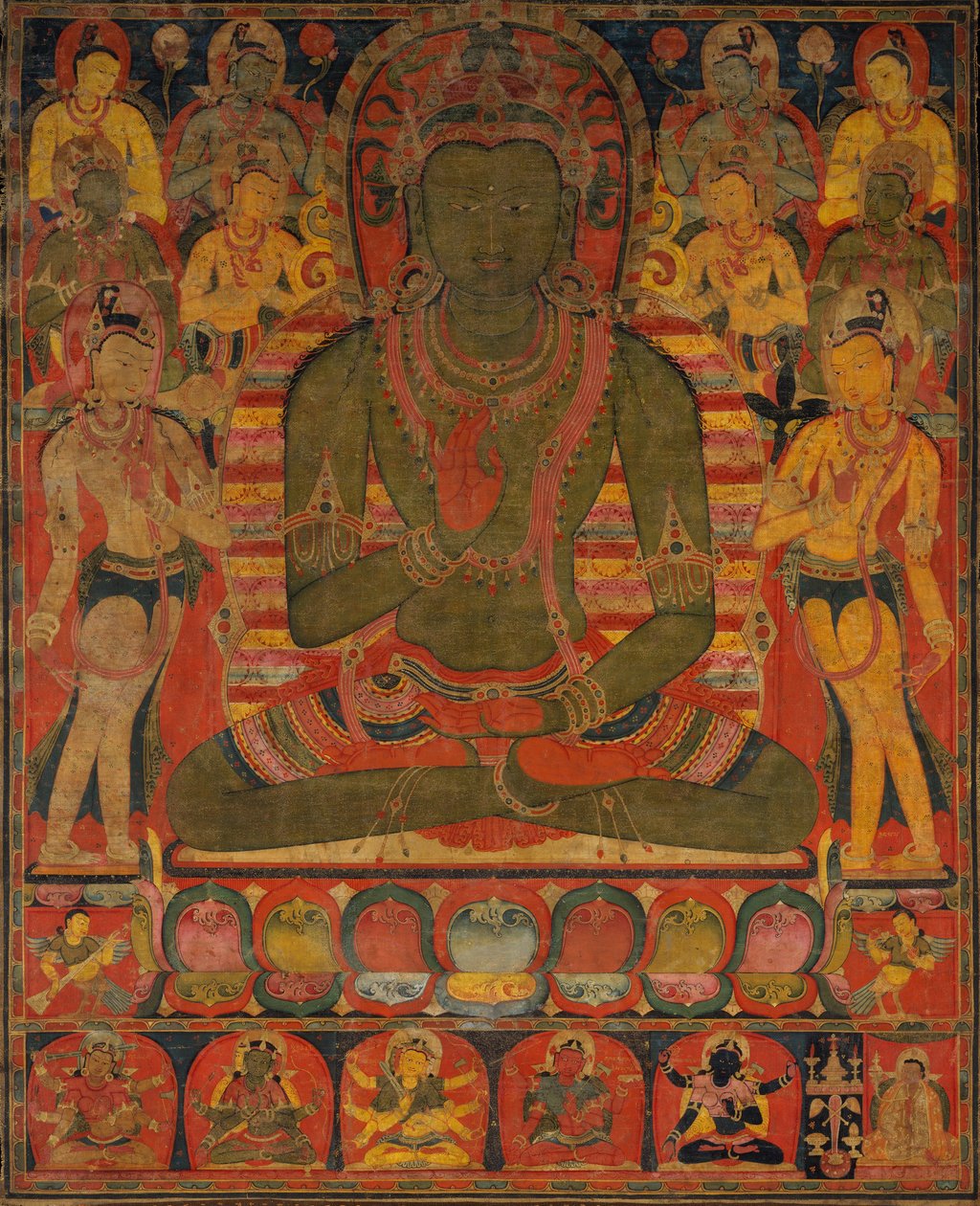 Amoghasiddhi, the Buddha of the Northern Pure Land by Unbekannt
