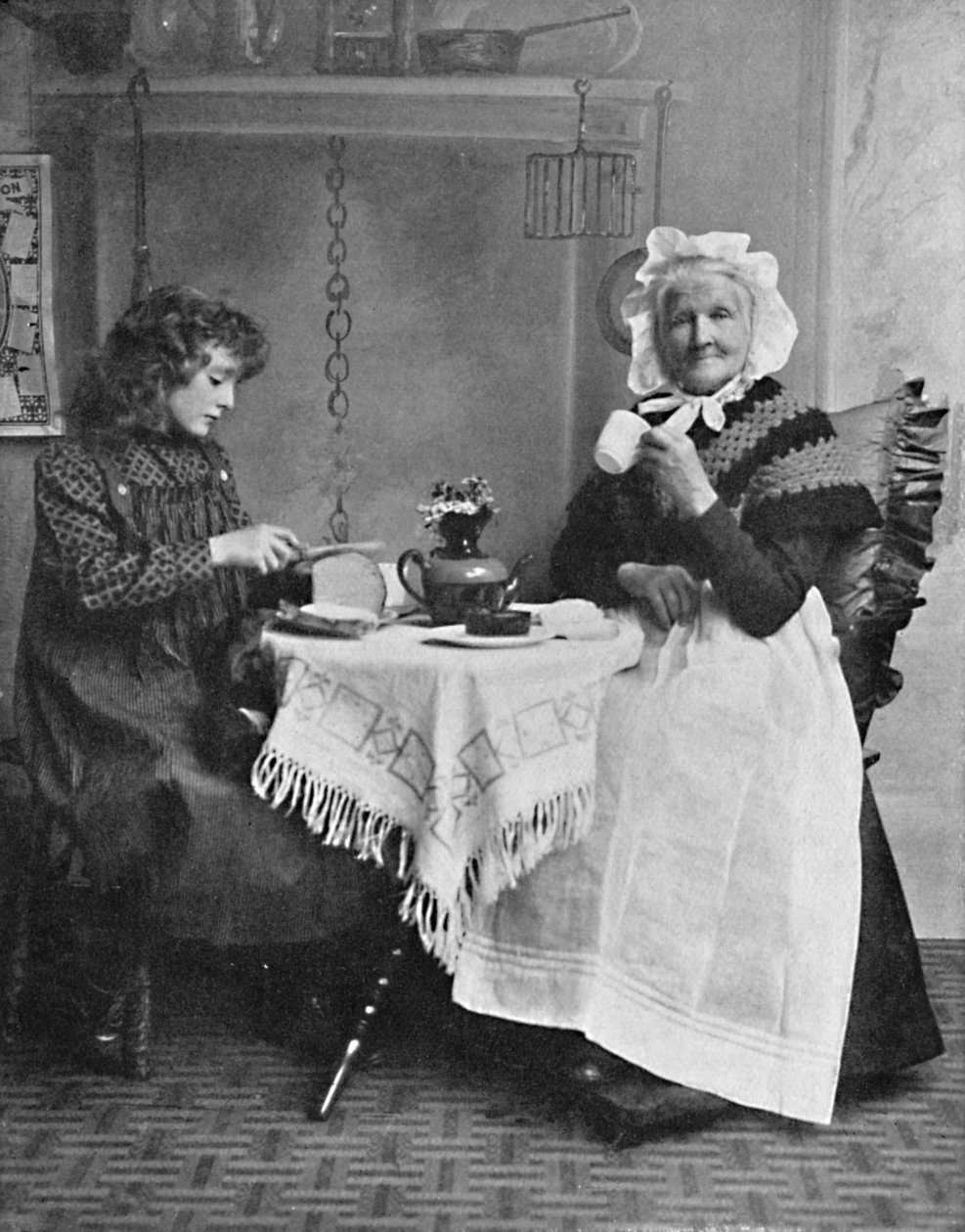 An English Cottage Scene, 1912 by Unbekannt