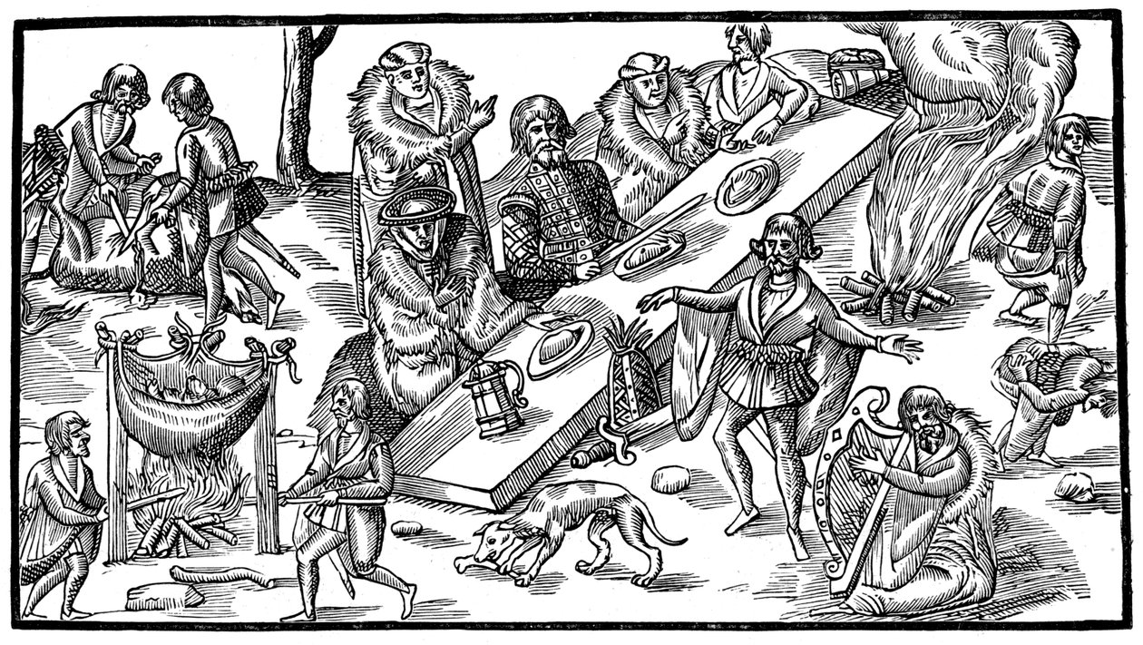 An Irish Banquet (1581, 1893) by Unbekannt