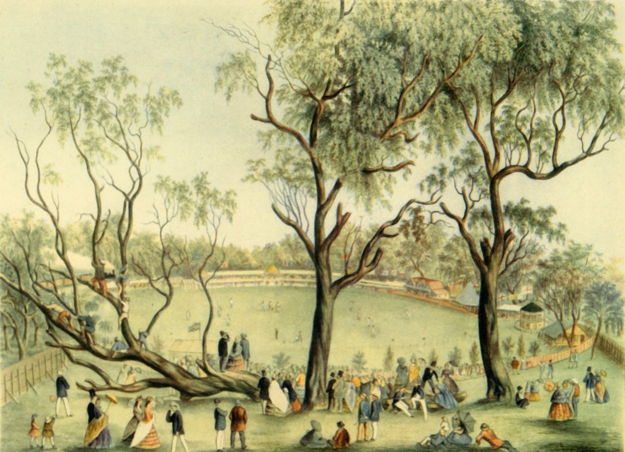 An XI of England v. XXII of Victoria at Melbourne, 1864, 1947 by Unbekannt