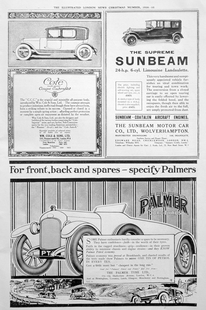 An Advertising Page in the Illustrated London News, Christmas by Unbekannt