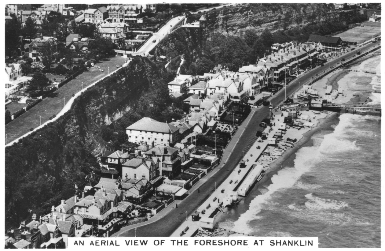 An Aerial View of the Foreshore at Shanklin, 1936 by Unbekannt