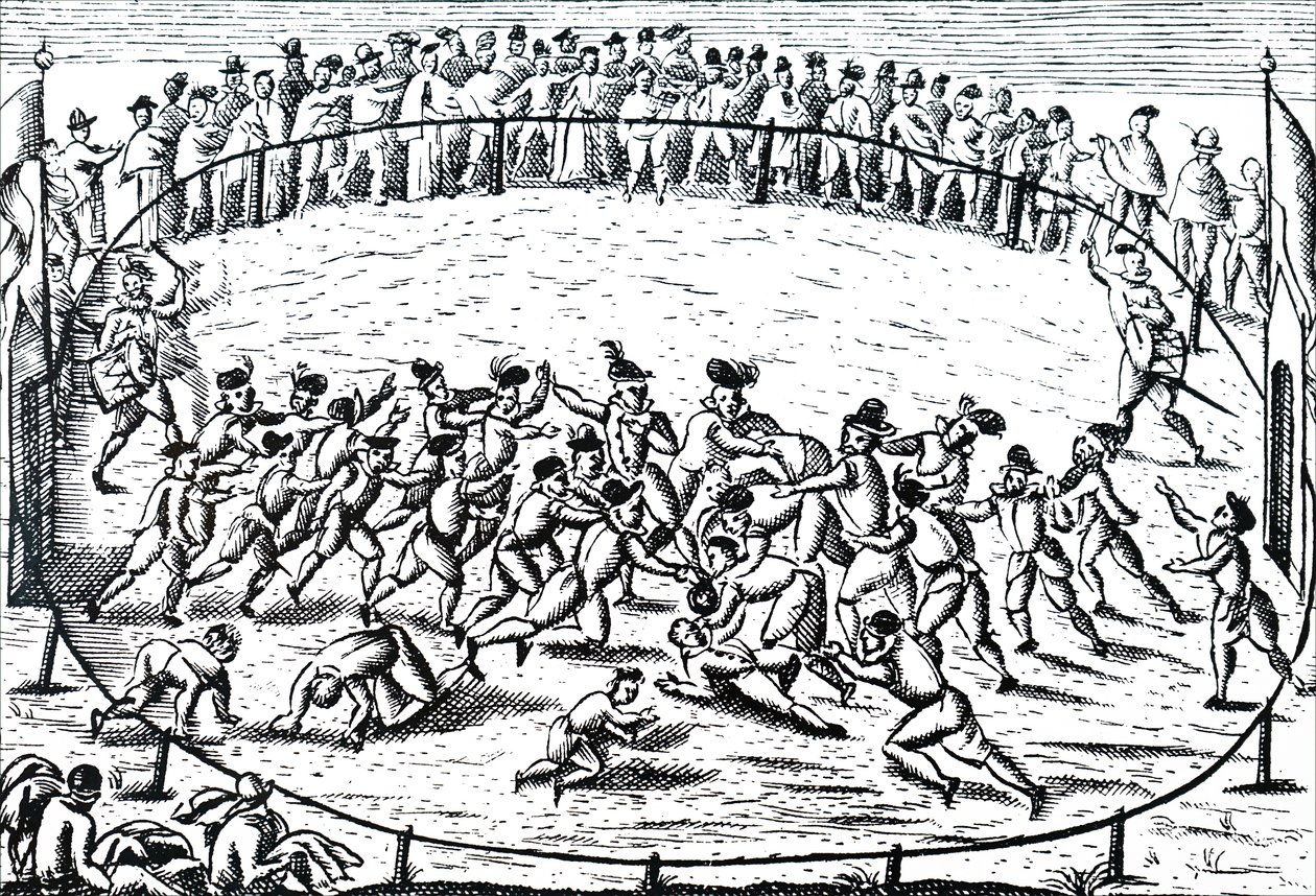 An early form of football by Unbekannt