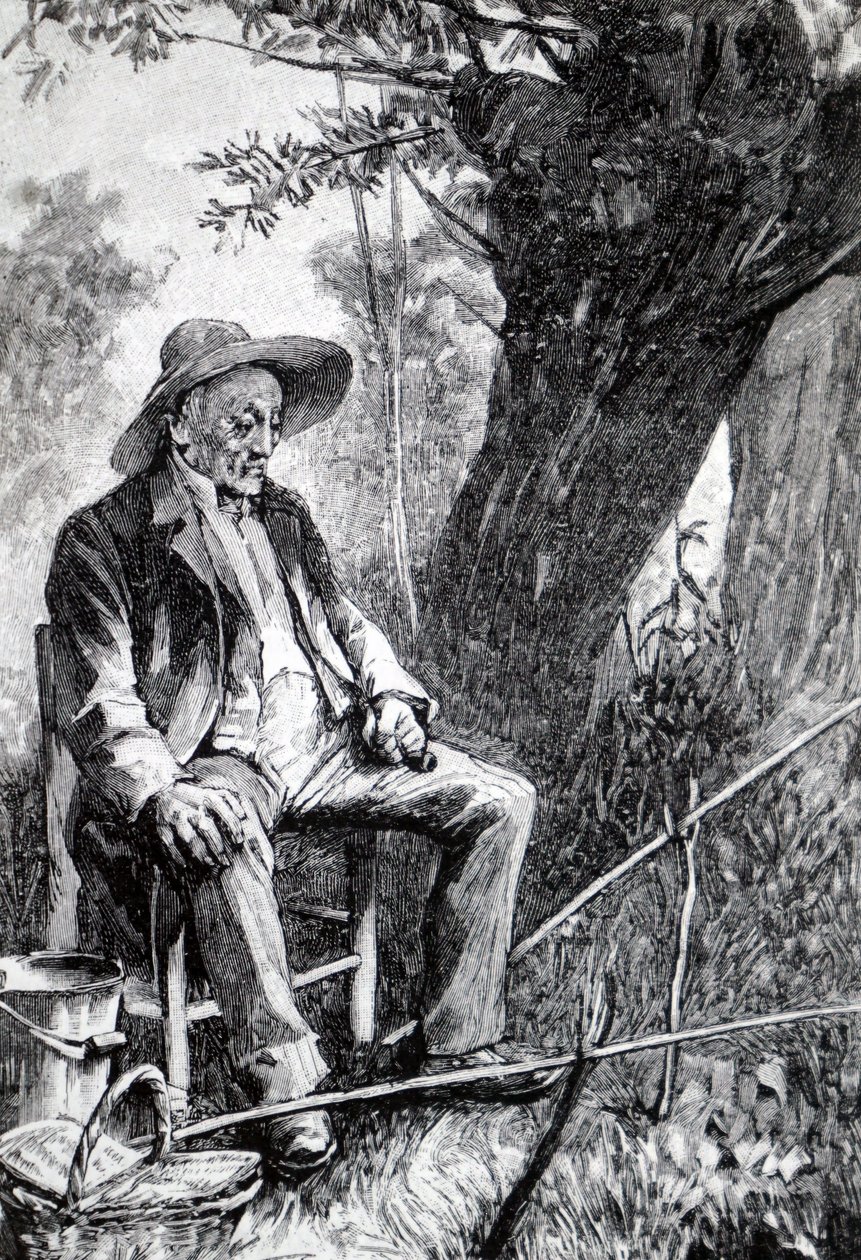 An Elderly Fisherman by Unbekannt