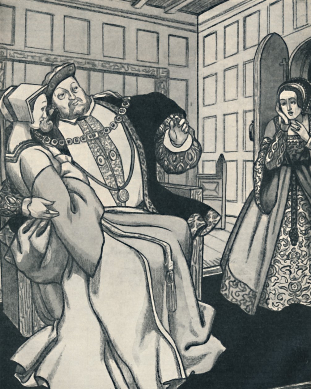 Anne Boleyn Receives a Great Shock by Unbekannt