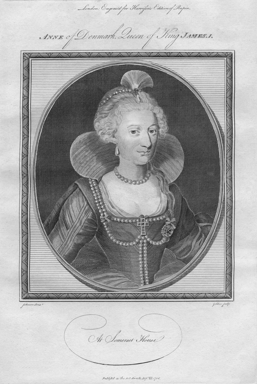 Anne of Denmark, Queen of King James I, 1786 by Unbekannt