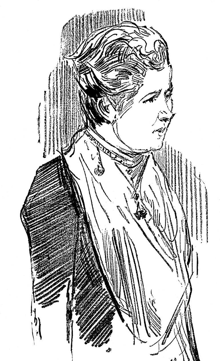 Annie Besant nee Wood 1847-1933, British Socialist and Theosophist, 1890 by Unbekannt