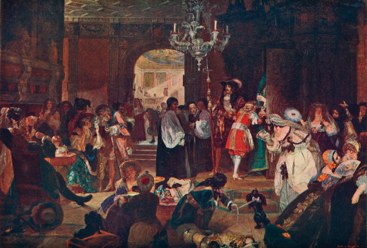 Antechamber at Whitehall during the Dying Moments of Charles II, 1685, 1905 by Unbekannt