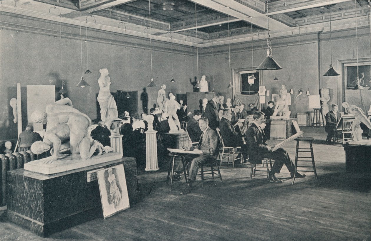 Antique and Life Classes at the Ontario College of Art, Toronto by Unbekannt