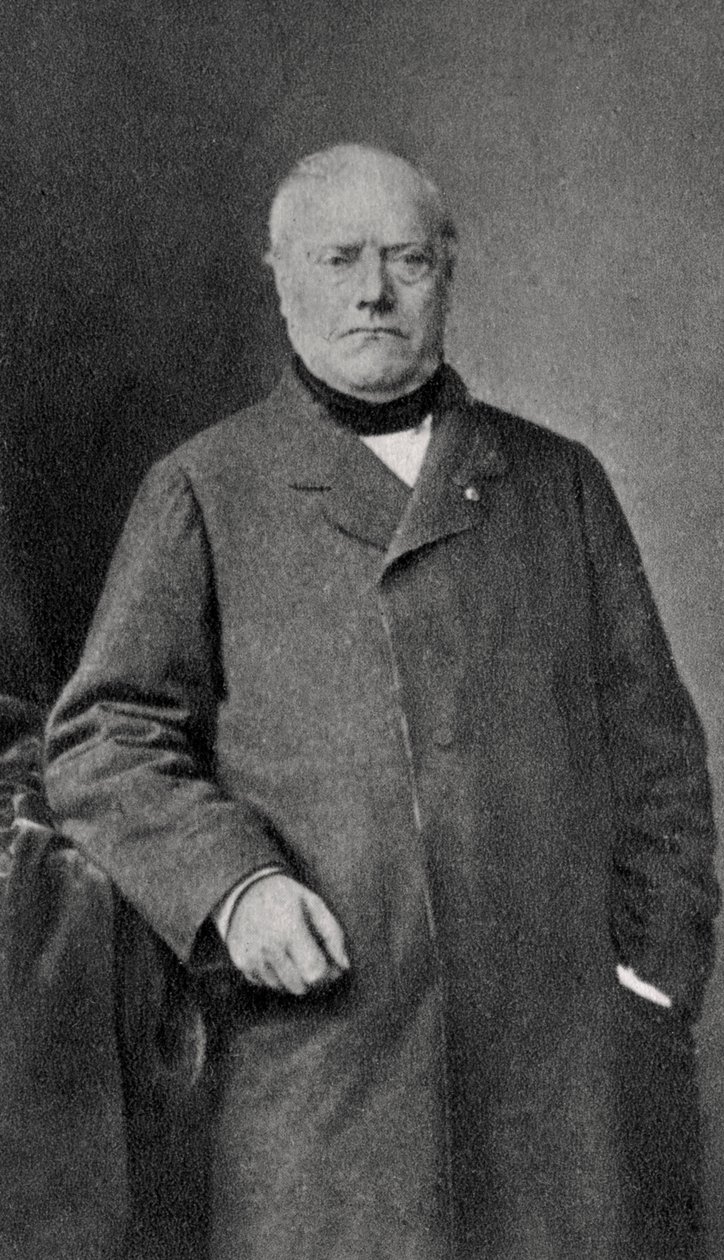 Antoine-Louis Barye, French sculptor, 1862 by Unbekannt