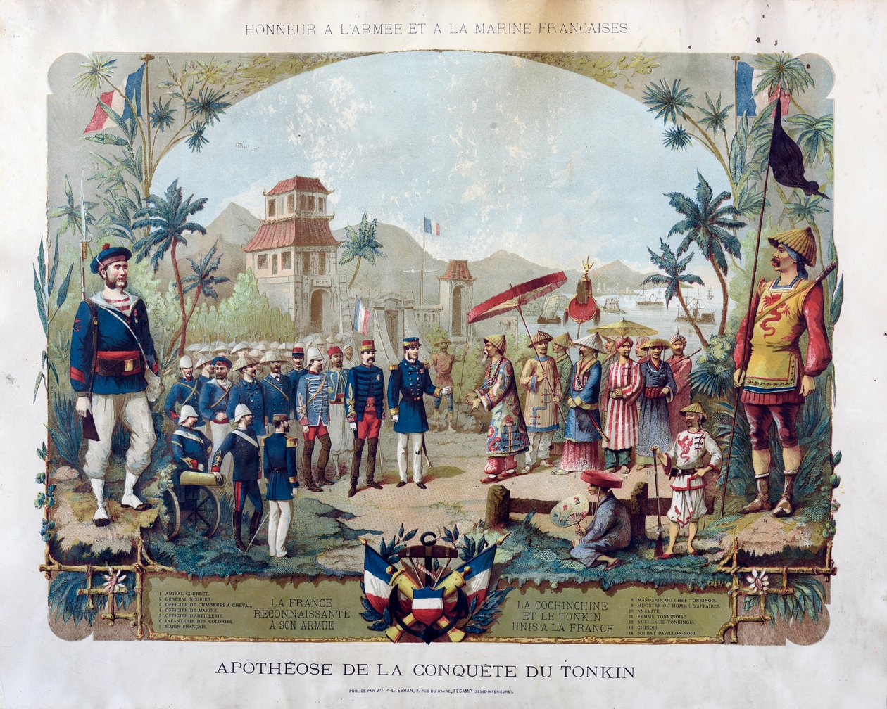 Apotheosis of the Conquest of Tonkin, ca 1885 by Unbekannt
