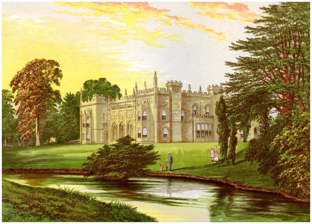 Arbury Hall, Warwickshire, Home of the Newdegate Family, c1880 by Unbekannt