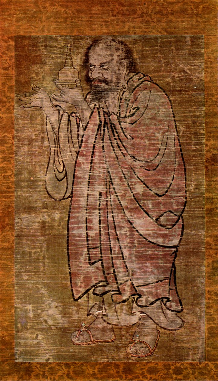 Arhat holding a reliquary, China, Song dynasty by Unbekannt