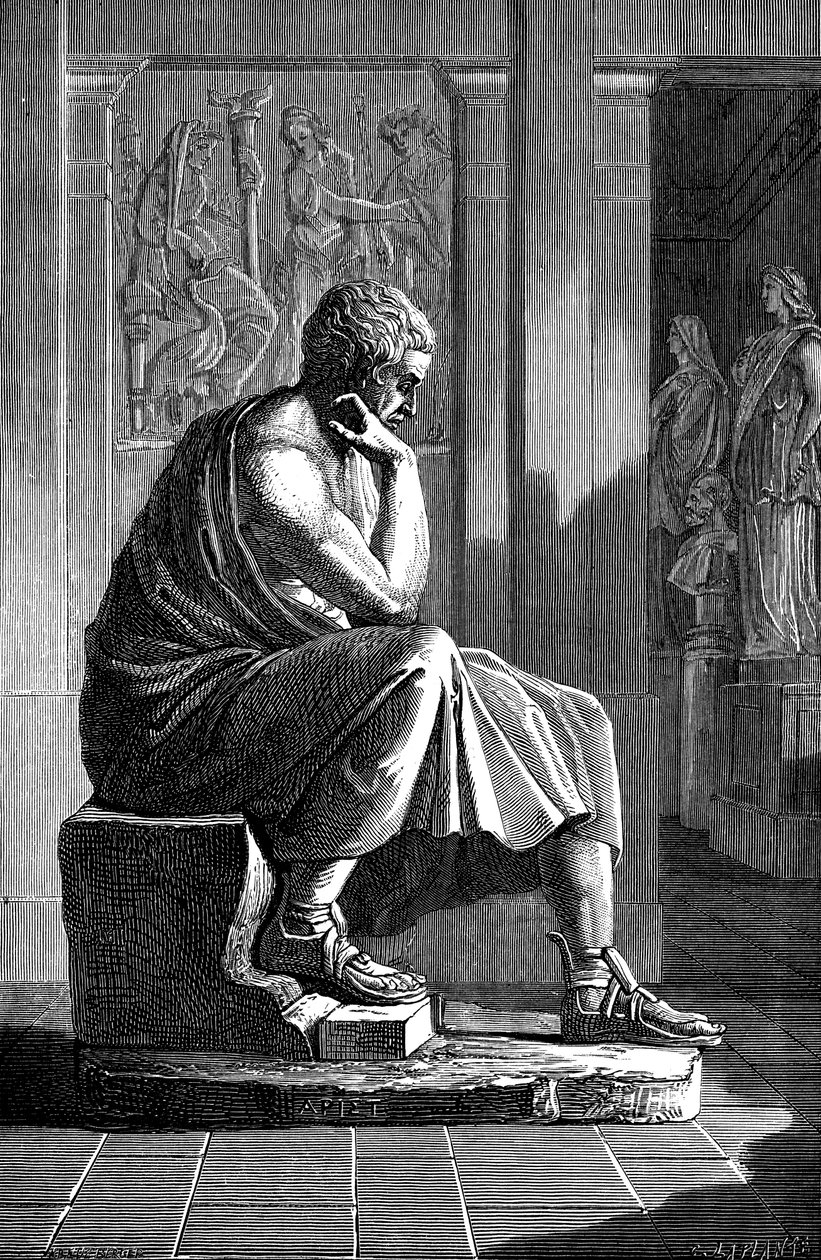 Aristotle 384-322 BC, Ancient Greek philosopher and scientist by Unbekannt
