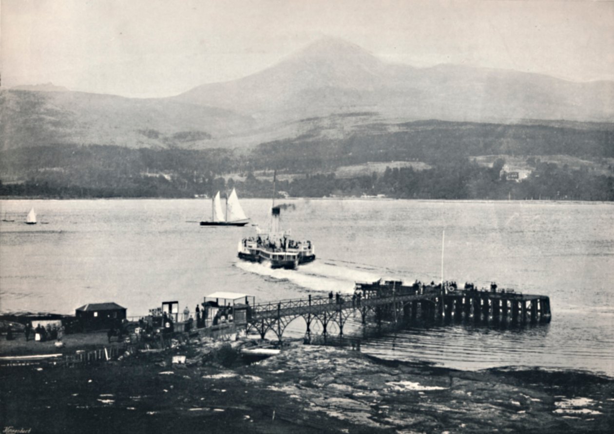 Arran - Brodick Pier and Goatfell by Unbekannt
