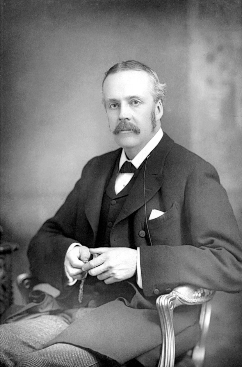 Arthur James Balfour 1848-1930, Scottish-born British statesman and philosopher, c1890 by Unbekannt