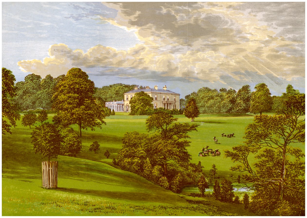 Ashcombe Park, Staffordshire, Home of the Sneyd Family by Unbekannt