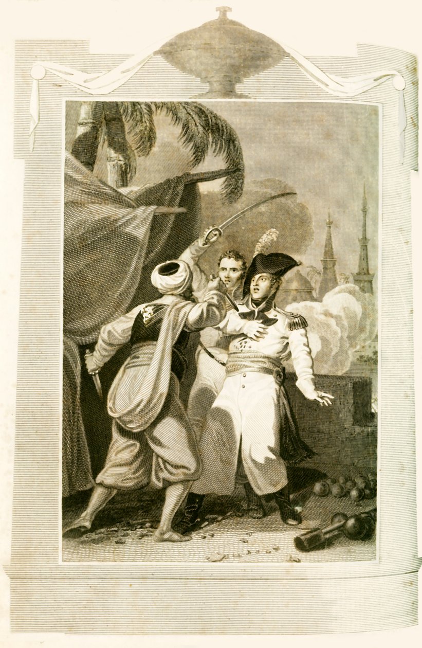 Assassination of General Kleber in Egypt, 1800 by Unbekannt