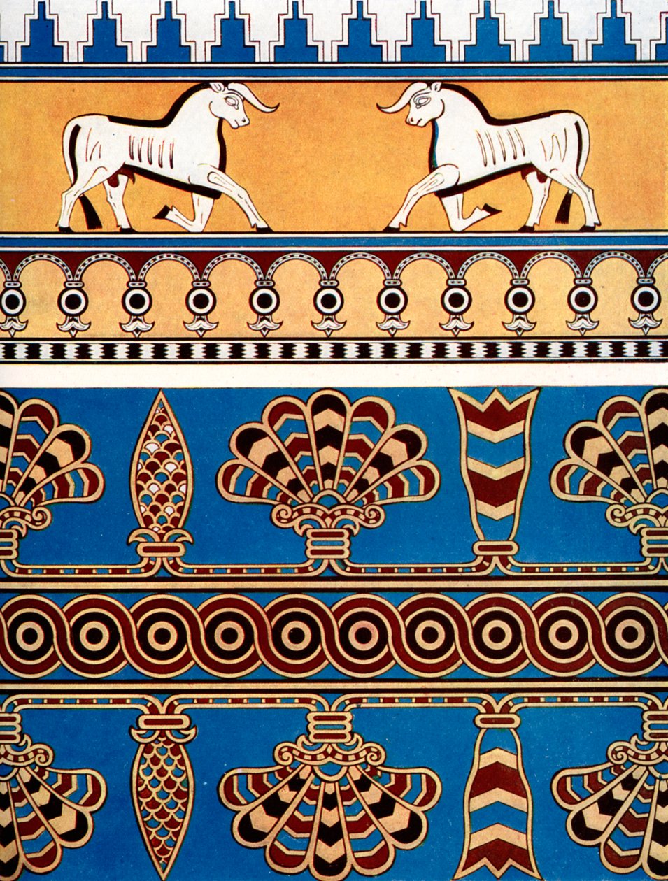 Assyrian Brick and Tile Design by Unbekannt