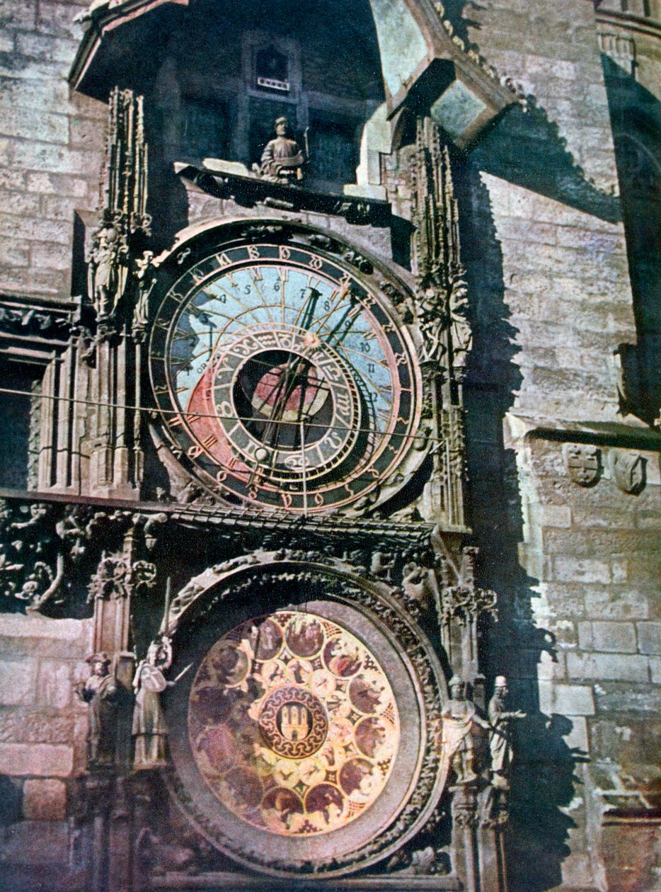 Astronomical Clock, Old Town Hall, Prague, Czech Republic, 1943 by Unbekannt