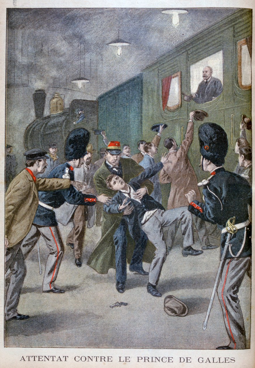 Attempted attack on Edward, Prince of Wales in Brussels by Unbekannt