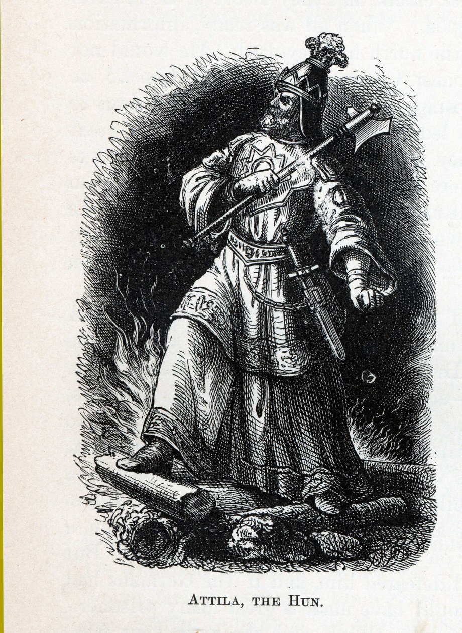Attila the Hun, 1882 by Unbekannt