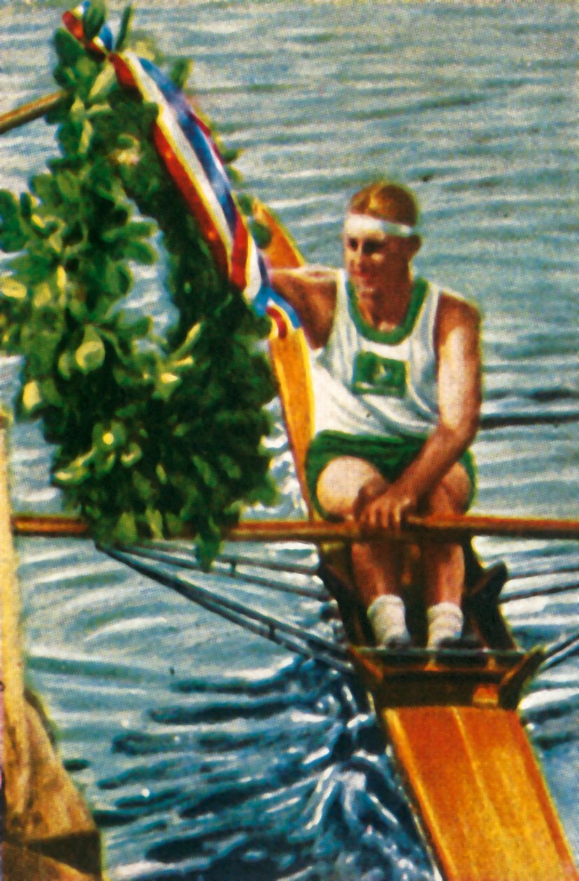 Australian Rower Bobby Pearce Wins the Single Sculls by Unbekannt