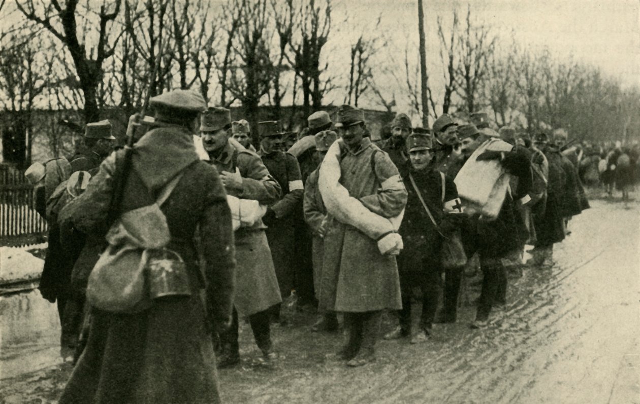 Austrian prisoners, Przemysl, March 1915 by Unbekannt