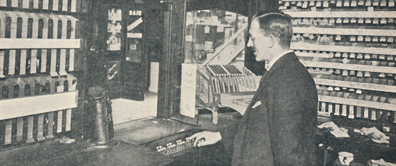 Automatic Ticket and Change Machines at Westminster by Unbekannt