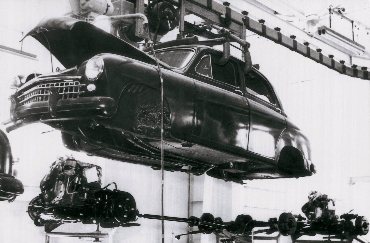 Automotive industry of the Spanish brand Seat in Barcelona, 02/06/1953 by Unbekannt