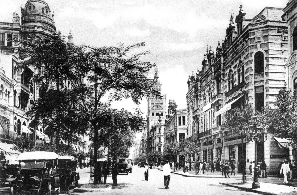 Avenida Rio Branco, Rio de Janeiro, Brazil by Unbekannt