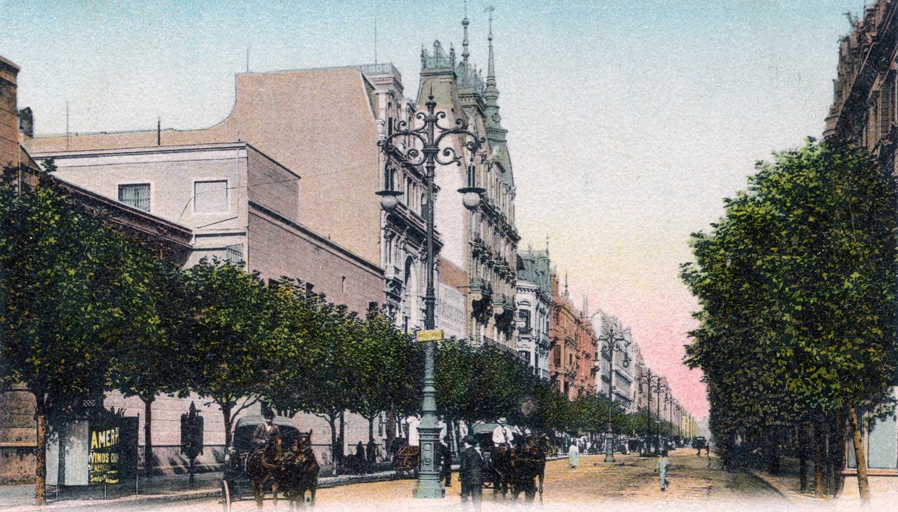 Avenida de Mayo, Buenos Aires, Argentina, Early 20th Century by Unbekannt