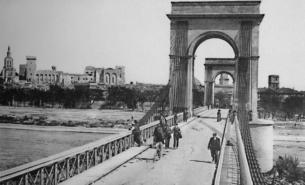 Avignon - Suspended Bridge by Unbekannt