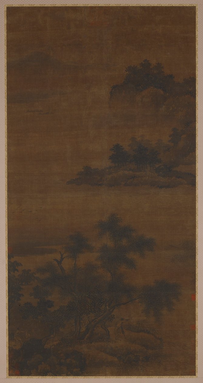 Awaiting the Ferry, Ming Dynasty by Unbekannt