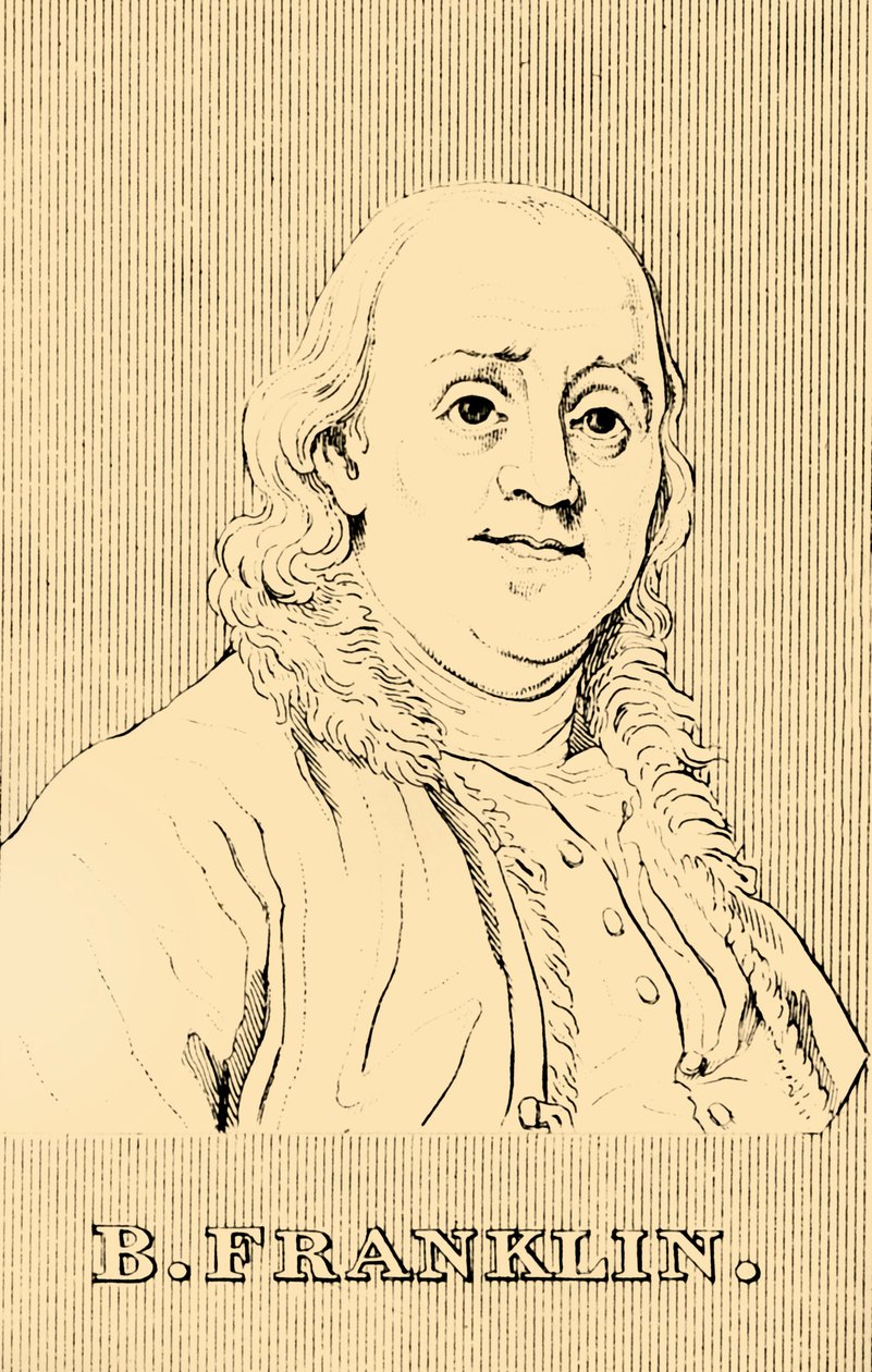 B. Franklin, 1706-1790, 1830 by Unbekannt