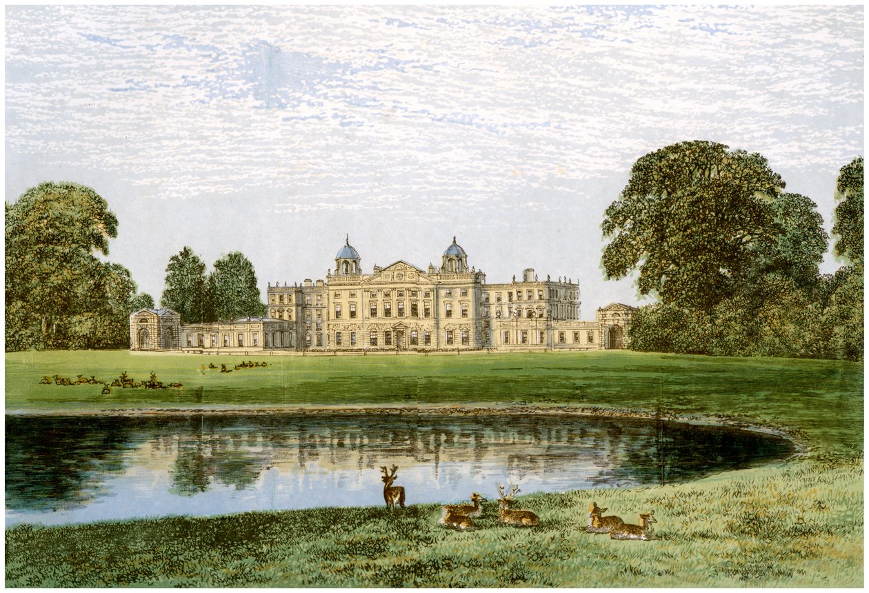 Badminton House, Gloucestershire, Home of the Duke of Beaufort by Unbekannt