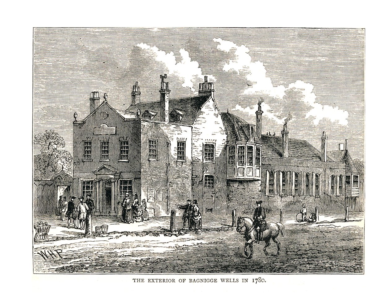 Bagnigge Wells, 1780 by Unbekannt