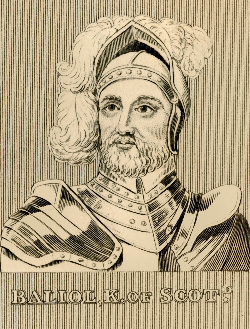 Baliol, K. of Scotland, c1249-1314 by Unbekannt